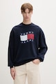 Tommy Jeans bluza męska bawełniana granatowy DM0DM22689