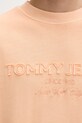 Tommy Jeans bluza męska z bawełny DM0DM22714 pomarańczowy