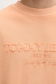 Tommy Jeans pánska mikina z bavlny DM0DM22714 oranžová