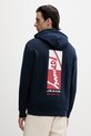Tommy Jeans bluza z kapturem męska bawełniana granatowy DM0DM23015