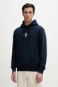 Odzież Tommy Jeans bluza z kapturem męska bawełniana DM0DM23015 granatowy