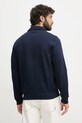 Lacoste bluza męska bawełniana SH0784 granatowy SS26