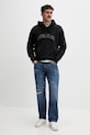 Guess Jeans bluza z kapturem męska bawełniana M6GQA5.KCPR1 czarny SS26