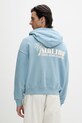 Guess Jeans bluza z kapturem męska bawełniana niebieski M6GQB6.KCPR1