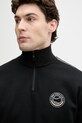 BOSS Green mikina pánska s bavlnou čierna 50560271