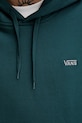 Vans bluza z kapturem męska bawełniana VN000P21FRJ1 turkusowy