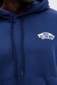 Vans bluza z kapturem męska z bawełną VN000STCFOB1 niebieski