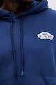 Vans bluza z kapturem męska z bawełną VN000STCFOB1 niebieski