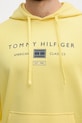 Tommy Hilfiger hanorac cu glugă pentru bărbați, din bumbac MW0MW42464 galben