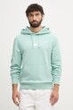 Tommy Hilfiger pulover s kapuco moški bombažen turkizna MW0MW42464