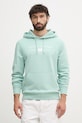 Tommy Hilfiger bluza z kapturem męska bawełniana turkusowy MW0MW42464