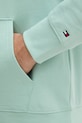Tommy Hilfiger bluza z kapturem męska bawełniana MW0MW42464 turkusowy