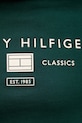 Tommy Hilfiger μπλούζα με κουκούλα ανδρική βαμβακερή MW0MW42464 πράσινο