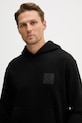 Bavlnená mikina Just Cavalli čierna 80OAIT05.CF500