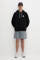 Converse bluza z kapturem męska bawełniana CVM6H113 czarny SS26