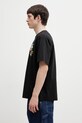 Kenzo GOTS KENZO WILD TIGER EMBROIDE t-shirt męski bawełniany FG55TS4044SY czarny SS26