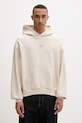 Filling Pieces кофта с капюшоном мужская хлопковая Boxy Embroidered бежевый 412632501284.292