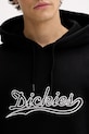 Dickies pulover s kapuco moški bombažen DK0A883KBLK1 črna