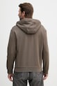 Одяг Armani Exchange кофта на блискавці з капюшоном чоловіча бавовняна XM001293.AF20934 коричневий