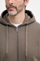 Armani Exchange кофта на блискавці з капюшоном чоловіча бавовняна XM001293.AF20934 коричневий