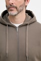 Armani Exchange кофта на блискавці з капюшоном чоловіча бавовняна XM001293.AF20934 коричневий