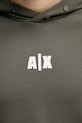 Armani Exchange férfi pamut kapucnis melegítőfelső XM002388.AF20169 zöld