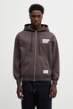 Oblečenie Bavlnená mikina NEIGHBORHOOD CLASSIC SWEAT ZIP HOODIE LS 252UWNH.CSM03 hnedá
