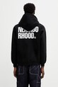 NEIGHBORHOOD bluza bawełniana CLASSIC SWEAT ZIP HOODIE LS nadruk czarny 252UWNH.CSM03