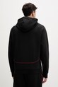 Oblečení HUGO mikina s kapucí pánská bavlněná s elastanem Dofrentis_RB 50559711 černá