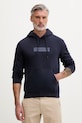 Napapijri bluza z kapturem męska bawełniana B-BOX LOGO granatowy NP0A4I7V1761