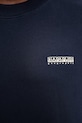 Napapijri bluza bawełniana SMALL BOX NP0A88TP1761 granatowy