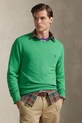 Polo Ralph Lauren ISLAND LOOPBACK-KNT-SWEATSHIRT mikina bavlnená pánska zelená 710A12485003