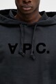 A.P.C. bluza bawełniana Standard Grand Vpc czarny COHMC.M27908