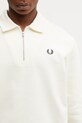 Fred Perry bluza bawełniana beżowy M2426