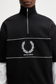 Fred Perry x Kris Van Assche bluza męska czarny SM2112