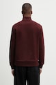Odzież Fred Perry bluza bawełniana męska M3574.64A bordowy