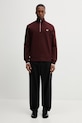 Fred Perry bluza bawełniana męska M3574.64A bordowy
