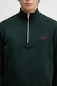 Fred Perry bluza bawełniana męska zielony M3574.85A