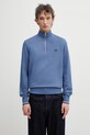 Fred Perry bluza męska bawełniana niebieski M3574.89A
