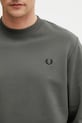 Fred Perry bluza bawełniana męska zielony M7535.U70