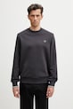 Fred Perry bluza bawełniana męska szary M7535.87A