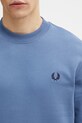 Fred Perry bluza bawełniana męska niebieski M7535.89A