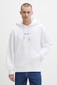 Oblečenie Karl Lagerfeld Jeans mikina s kapucňou pánska bavlnená B2M20035 biela