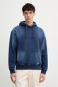 Guess Bluza z kapturem męska bawełniana TERRY granatowy M6GQ20.K3168