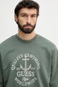 Guess mikina pánska bavlnená zelená M6GQ23.K3464