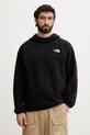 The North Face bluza z kapturem męska polarowa OXARA czarny NF0A8G0XJK31