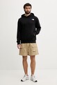 The North Face bluza z kapturem męska z bawełną MONTE NF0A8GA8JK31 czarny SS26