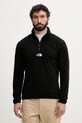 The North Face bluza męska polarowa EMBROIDERED LOGO czarny NF0A8HRWJK31