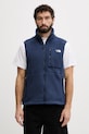 The North Face bluza bez rękawów męska polarowa YUMIORI granatowy NF0A8B658K21