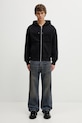Our Legacy Rascal Men's cotton zip-up hoodie M2266RW black